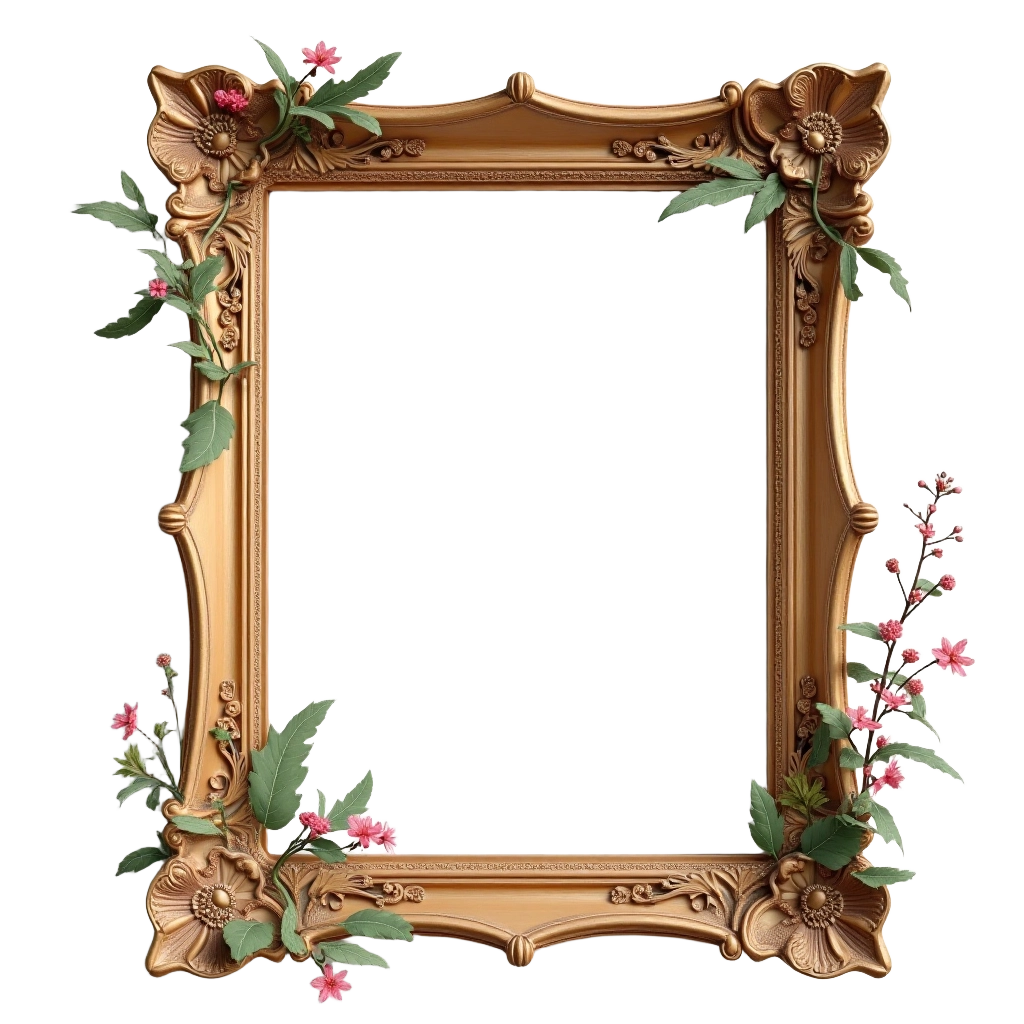 Ornate Floral Frame